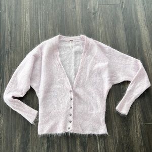 Free people fuzzy woollen sweater